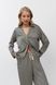 Жіноча шовкова піжама сорочка та штани темно-сірі Aruelle Romie pajama long S Romie pajama long фото 6