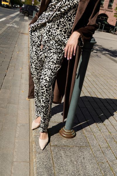 Женская коричневая пижама рубашка и брюки Aruelle Linna pajama long S Linna pajama long фото