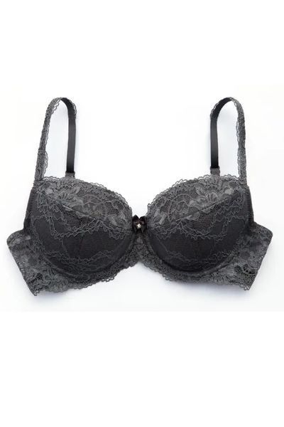 Мереживний бюстгальтер зі знімним пуш-апом сірий Muse - Jasmine Lingerie 1201/14 85B 1201/14 фото