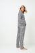 Жіноча чорна піжама сорочка та штани Aruelle Philippa pajama long L Philippa pajama long фото 4