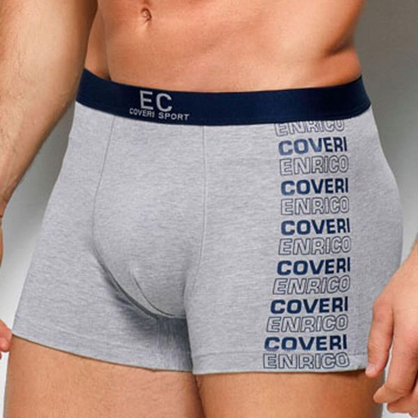 Мужские трусы боксеры серые Enrico Coveri EB1234 L 1234 фото