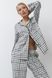 Молочна жіноча піжама фланелева сорочка та штани Aruelle Terra pajama long S Terra pajama long фото 9