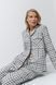 Молочна жіноча піжама фланелева сорочка та штани Aruelle Terra pajama long S Terra pajama long фото 8
