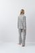 Молочна жіноча піжама фланелева сорочка та штани Aruelle Terra pajama long S Terra pajama long фото 5