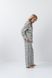 Молочна жіноча піжама фланелева сорочка та штани Aruelle Terra pajama long M Terra pajama long фото 5