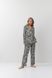 Женская пижама черного цвета рубашка и брюки Aruelle Solene pajama long M Solene pajama long фото 8