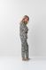 Женская пижама черного цвета рубашка и брюки Aruelle Solene pajama long M Solene pajama long фото 9