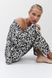 Женская пижама черного цвета рубашка и брюки Aruelle Solene pajama long M Solene pajama long фото 13