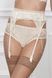 Пояс для панчіх з мереживом молочний Jasmine Lingerie 7230/80 Doris L 7230/80 фото 6