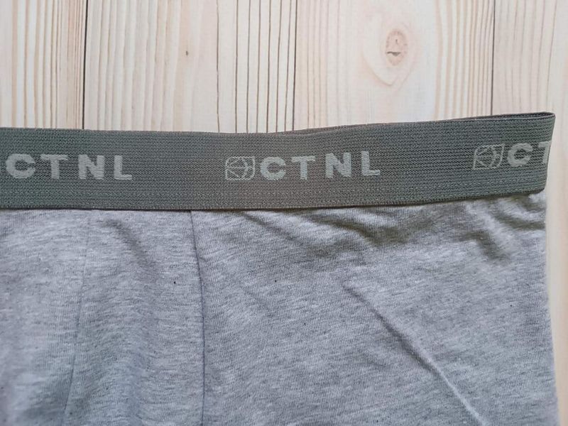 Чоловічі однотонні труси боксери сірі Cotonella AU427 L AU427 фото