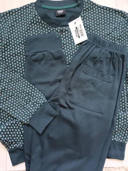 Мужская пижама со штанами из хлопка серого цвета Enrico Coveri 2206 2XL 2206 фото