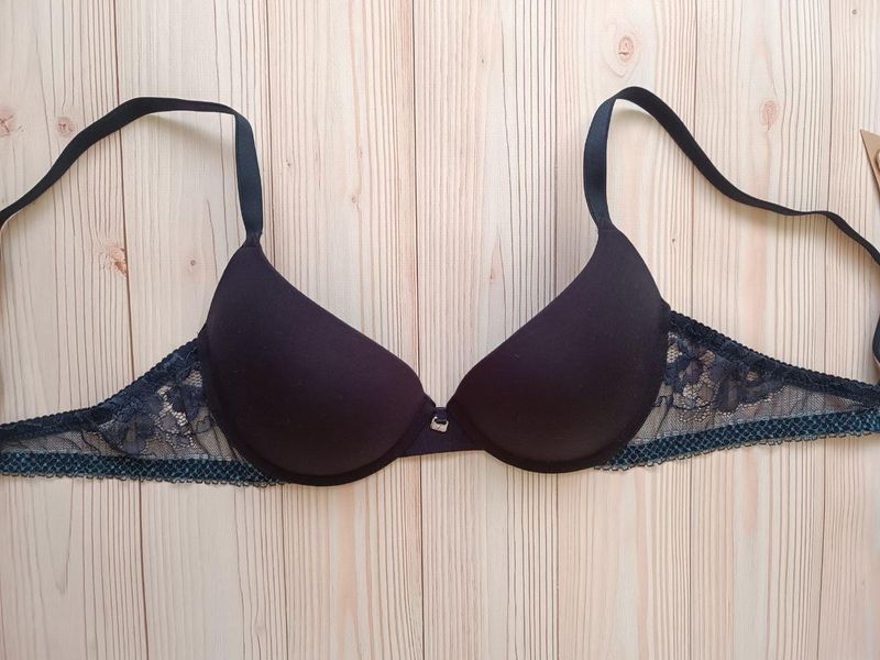 Однотонний бюстгальтер push-up синій Leilieve 8103 70B 8103 фото