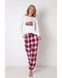 Жіноча бордова піжама Aruelle Naila Pajama Long M Naila фото 1