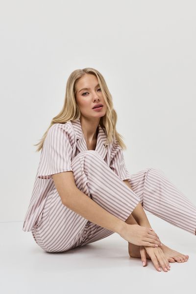 Жіноча піжама сорочка і штани Aruelle Elow pajama long XS Elow pajama long фото