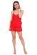 Женская красная шелковая пижама с шортами красная Martelle Lingerie 306 XS 306 фото 3