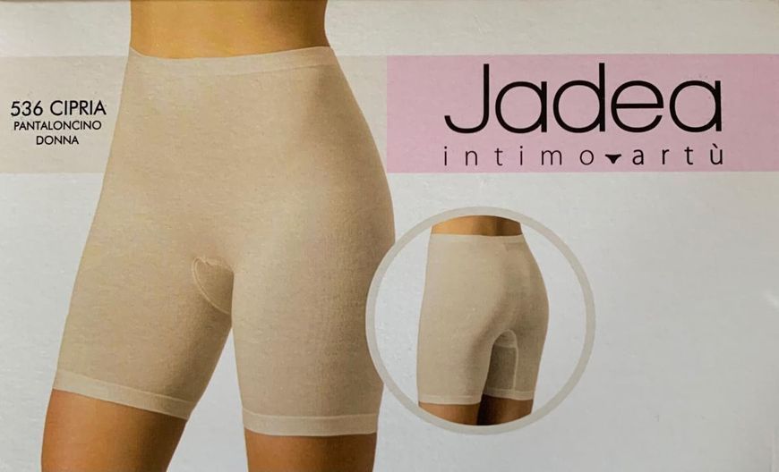 Телесные трусики шортики удлиненные хлопковые Jadea 536 4/M 536 фото