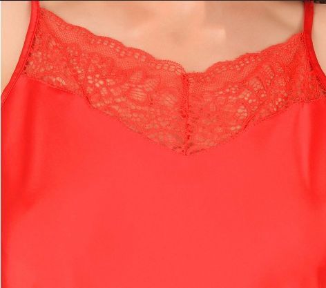 Жіноча шовкова піжама з шортами червона Martelle Lingerie 301 XS 301 фото