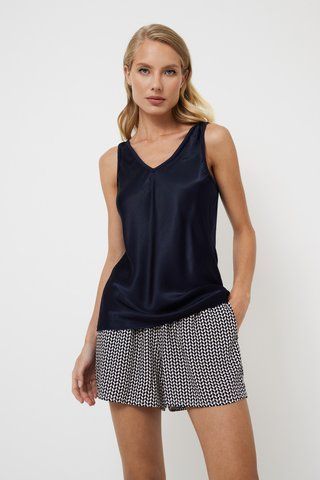 Женская пижама майка и шорты Aruelle Isobell pajama short XS Isobell pajama short фото