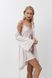 Жіноча нічна атласна сорочка на бретелях пудрова Aruelle Gwen nightdress L Gwen nightdress фото 13
