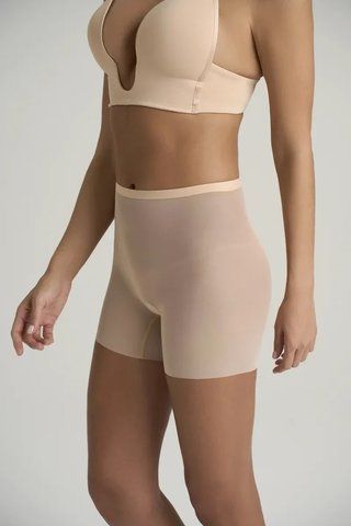 Бесшовные корректирующие трусики-шорты из тюля BYE BRA 2686-9 2686-9 фото