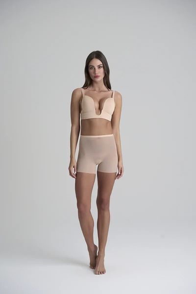 Бесшовные корректирующие трусики-шорты из тюля BYE BRA 2686-9 2686-9 фото