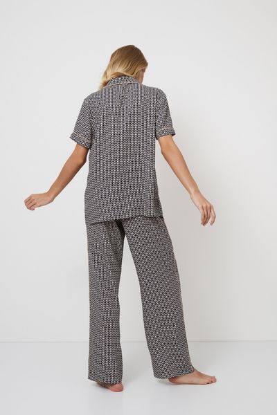 Женская пижама с вискозы рубашка и брюки Aruelle Isolda pajama long M Isolda pajama long фото