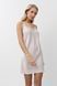Жіноча нічна атласна сорочка на бретелях пудрова Aruelle Gwen nightdress L Gwen nightdress фото 1