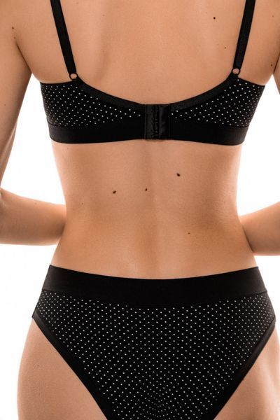 Жіночі бавовняні трусики сліп чорні Jasmine Lingerie Amira 5214/7 S 5214/7 фото