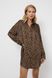 Нічна сорочка з довгим рукавом коричнева Aruelle Kianna nightdress S Kianna nightdress фото 1