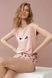 Жіночий домашній рожевий комплект футболка та шорти Aruelle Mollie Pajama Short XS Mollie Pajama Short фото 4