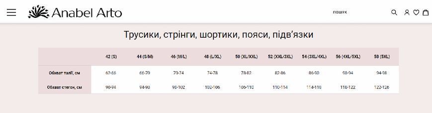 Жіночі бавовняні трусики стрінги з мереживом бежеві Anabel Arto Obrana 204-11 L 204-11 фото