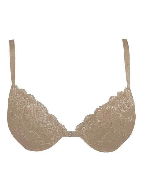 Бежевий бюстгальтер push-up gel з мереживними чашками Leilieve 991 70B 991 фото