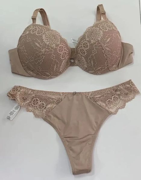 Бежевий бюстгальтер push-up gel з мереживними чашками Leilieve 991 70B 991 фото