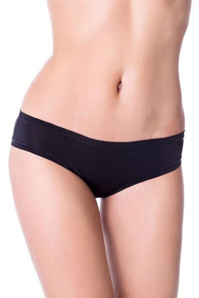Жіночі чорні трусики сліп з делікатної мікрофібри Si e Lei 1555 S 1555 фото
