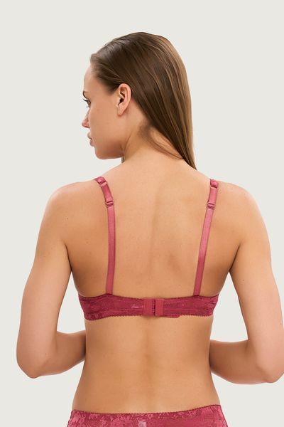 Бюстгальтер push-up с градуированной чашкой бордовый Leilieve 7713 70B 7713 фото