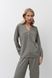 Жіноча шовкова піжама сорочка та штани темно-сірі Aruelle Romie pajama long XS Romie pajama long фото 4