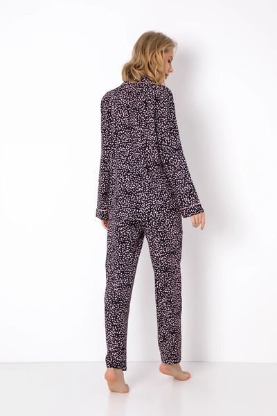 Чорна жіноча піжама зі штанами Aruelle Bernadette Pajama Long Black S Bernadette фото