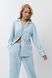 Жіноча блакитна піжама з модалу сорочка і штани Aruelle Brea pajama long XS Brea pajama long фото 9