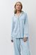 Жіноча блакитна піжама з модалу сорочка і штани Aruelle Brea pajama long XS Brea pajama long фото 10