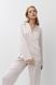 Жіноча пудрова шовкова піжама сорочка та штани Aruelle Gilian pajama long M Gilian pajama long фото 5