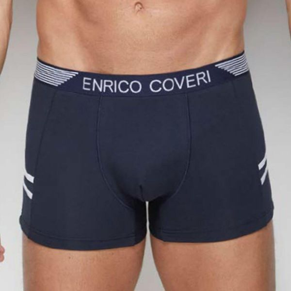 Чоловічі труси боксери сині Enrico Coveri EB1242 M EB1242 фото