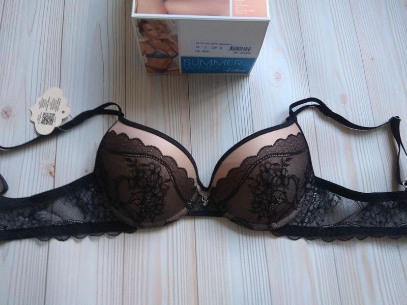 Кружевной черный бюстгальтер push-up Leilieve 3104 65B 3104 фото