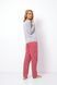 Жіноча сіра піжама з віскози зі штанами Aruelle Camy pajama long L Camy pajama long фото 2